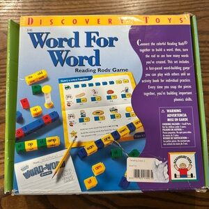Discovery Word for Word Reading Rods Game - Red, Blue, Yellow
